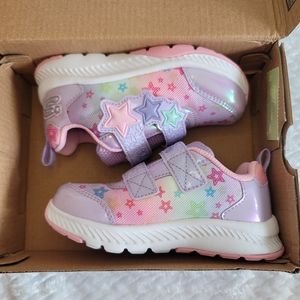 SKECHERS GIRLS TOODLER COMFY GRIP LITTLE STARZ